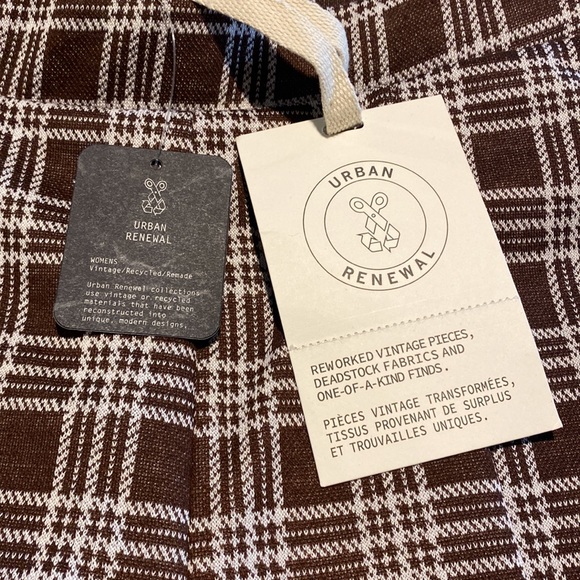 Urban Renewal Remnants Plaid Front Slit Pant - Picture 4 of 6